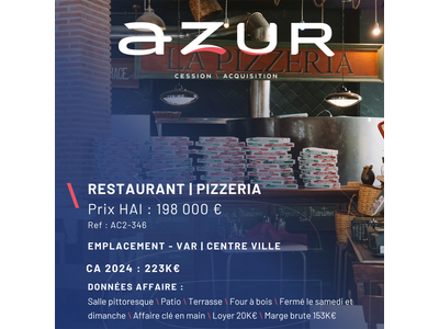 Vente Crêperie - Pizzeria à Toulon