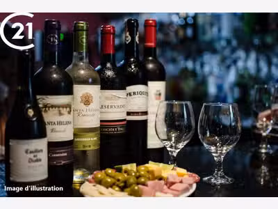 Vente cave à vins épicerie fine ville dynamique 11