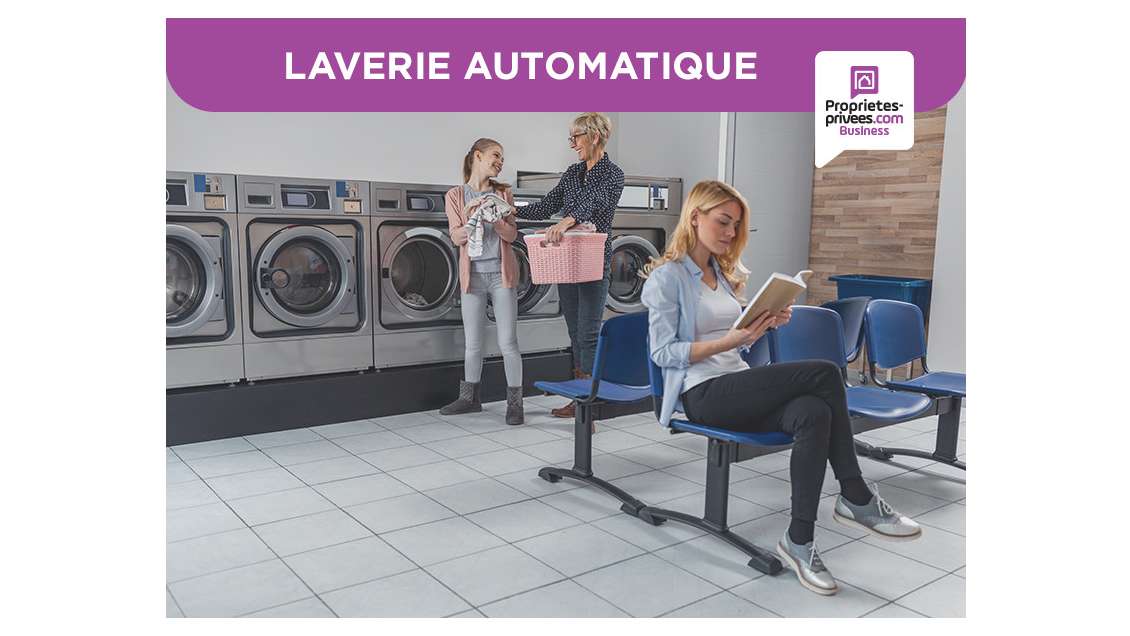 Vente laverie automatique couture 50m² à Bastia