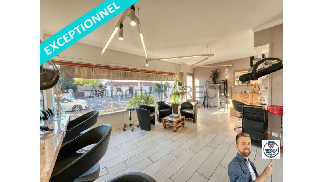 Vente salon de coiffure fort potentiel à Dax