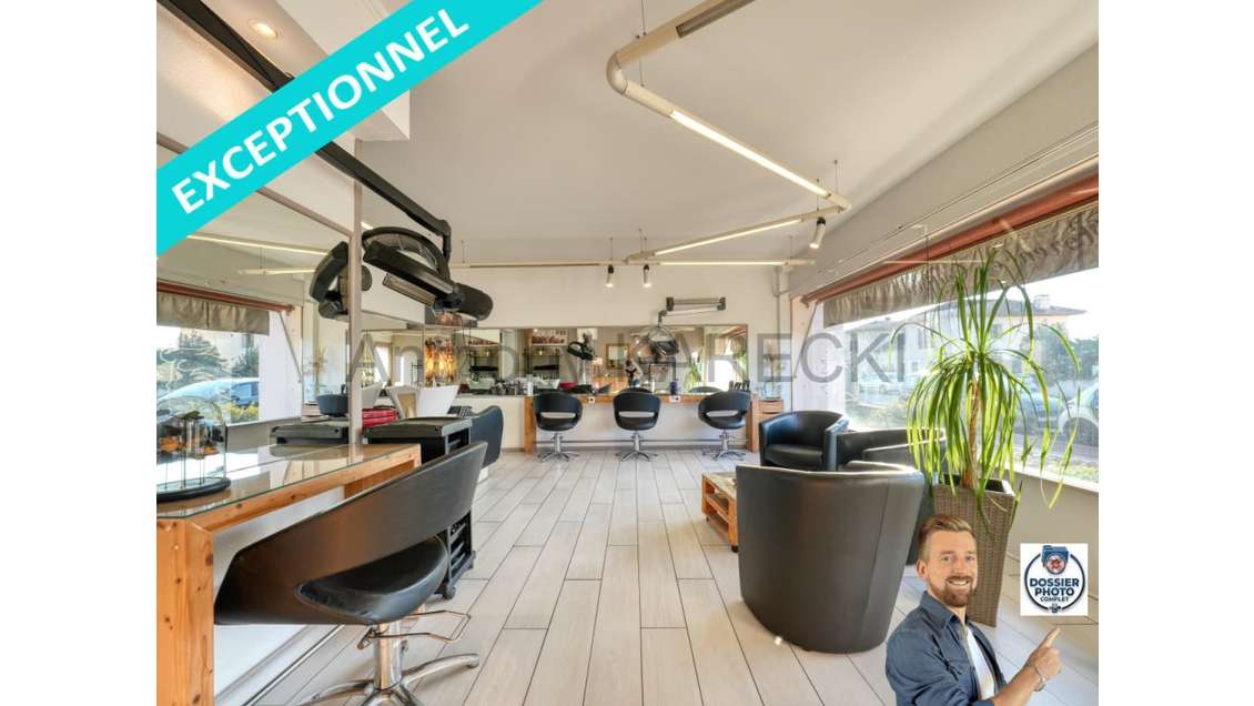 Vente salon de coiffure fort potentiel à Dax