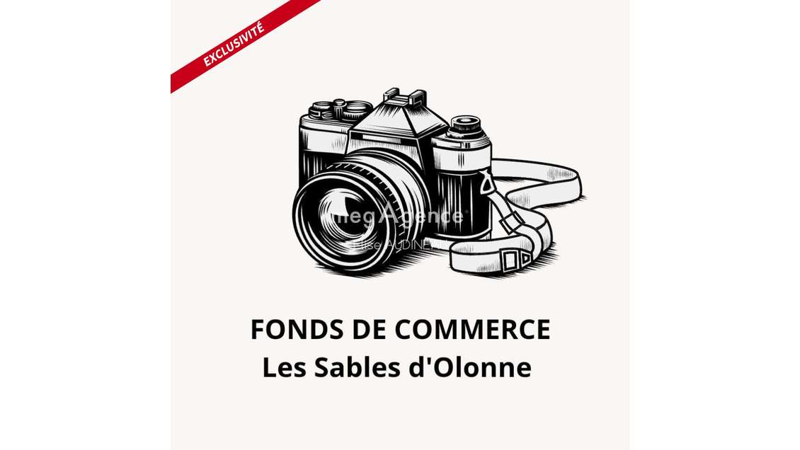 Vente studio photo au centre des Sables d'Olonne