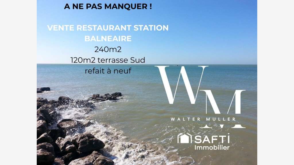 Vente restaurant bien placé dans petite station 62