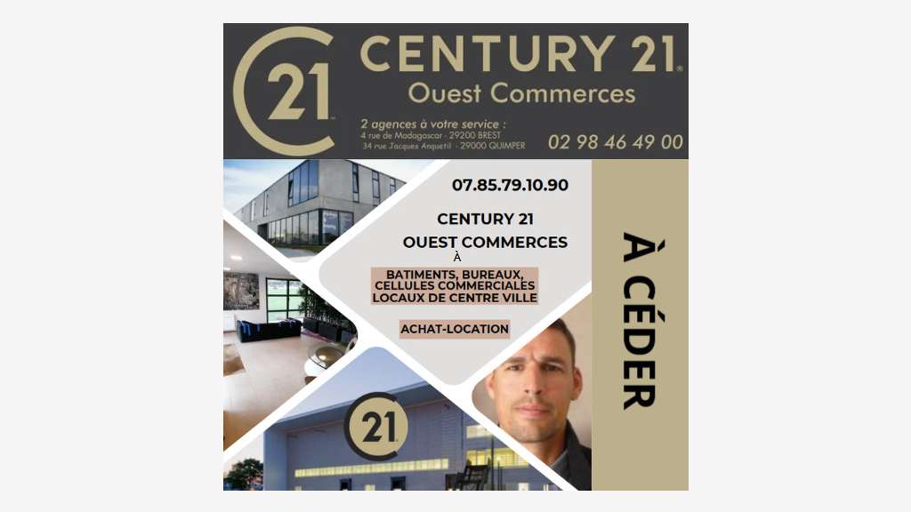 A vendre parc loisirs couvert 800m² à Concarneau