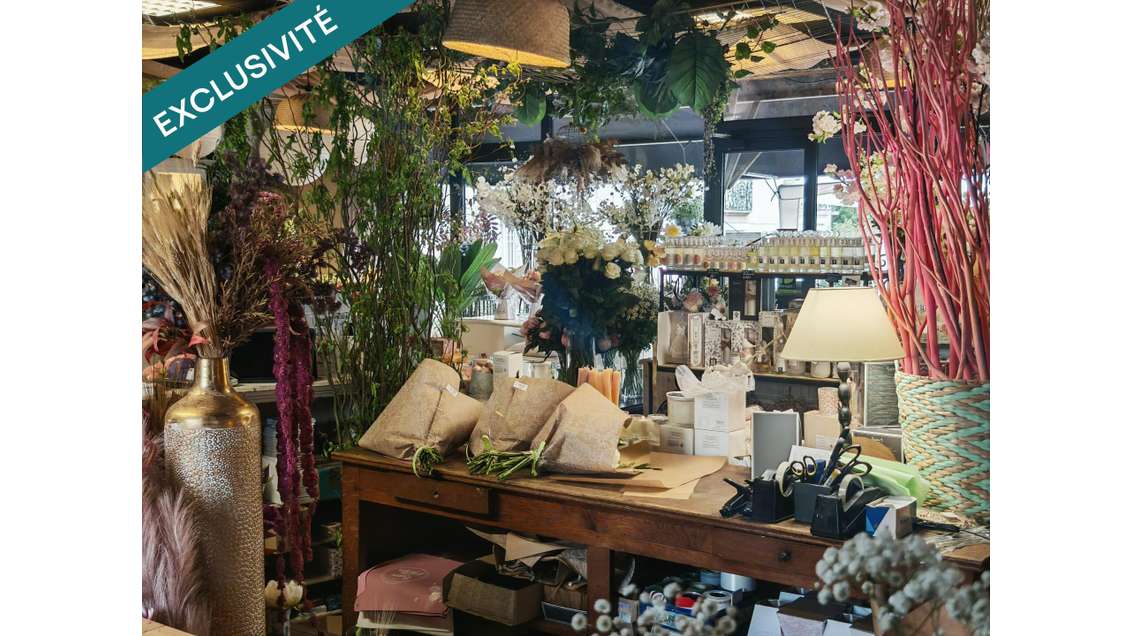 Vente FDC fleuriste env très passant à Talant