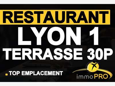 AV restaurant emplacement excellent à Lyon 69001