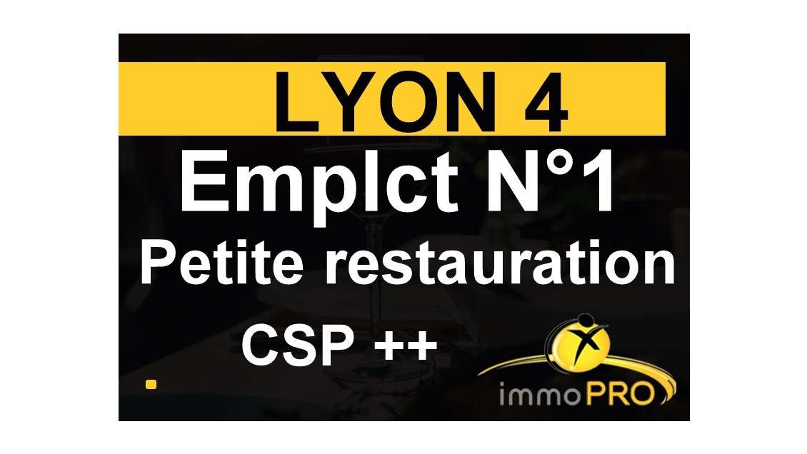 Vente local de 39m² emplacement N°1 à Lyon