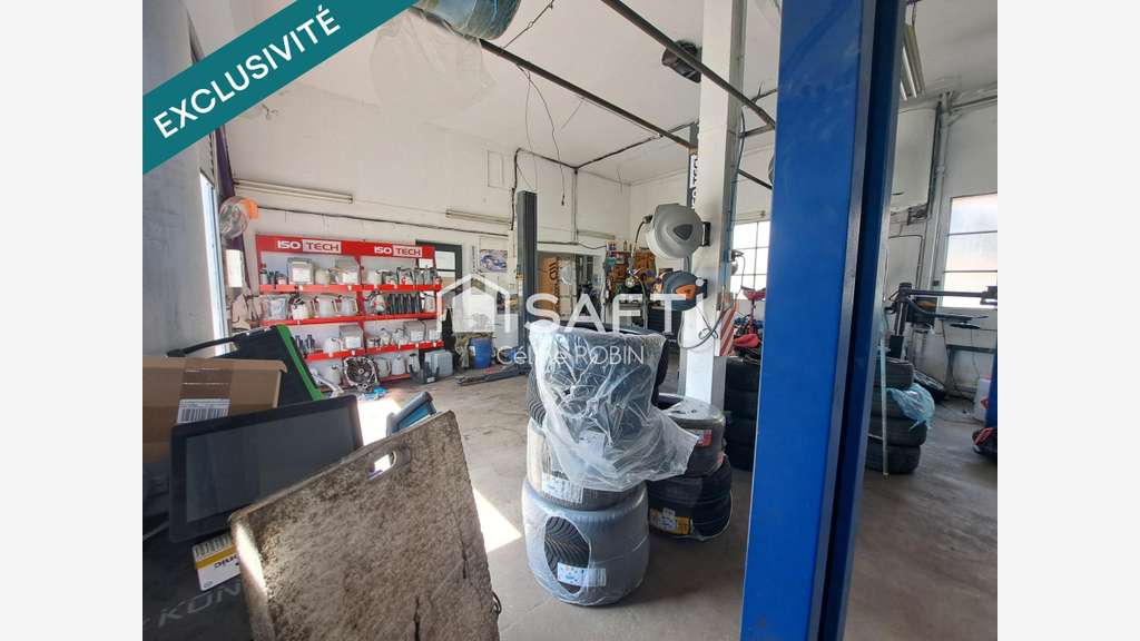 Vente garage automobile + appart 2 ch à Romenay 