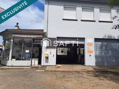Vente garage automobile + appart 2 ch à Romenay 