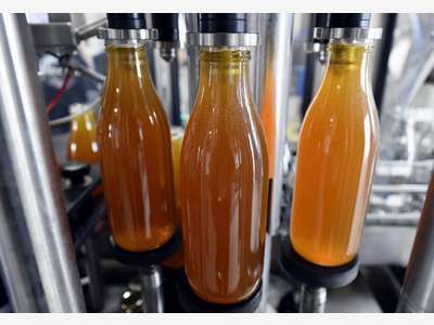 Vente entreprise pressage/embouteillage fruits 54