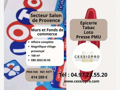 Vente épicerie tabac loto PMU presse Salon de Pce