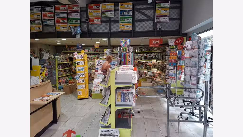 Vente FDC presse FDJ carterie centre cial Hérault