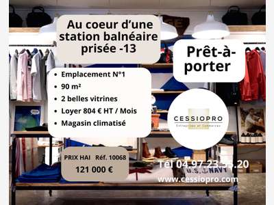 Vente FDC prêt-à-porter de 90m² empl N°1