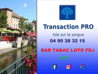 Vente fonds de bar tabac FDJ dans le Vaucluse