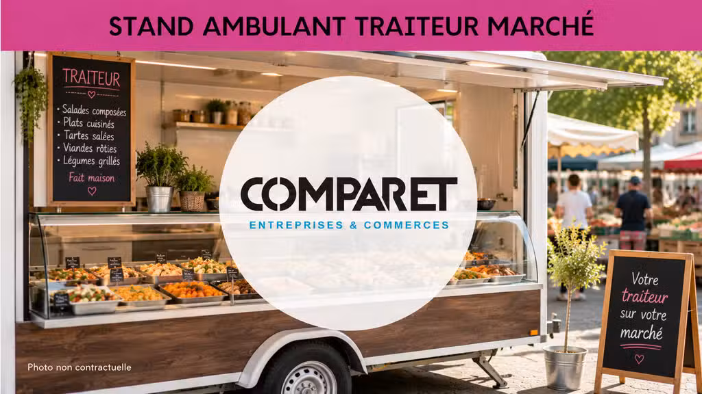Vente FDC traiteur ambulant sur marché en Savoie