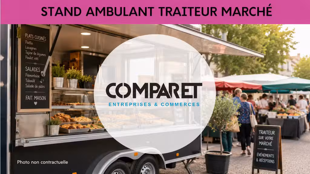 Vente FDC traiteur ambulant sur marché en Savoie