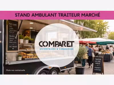 Vente FDC traiteur ambulant sur marché en Savoie