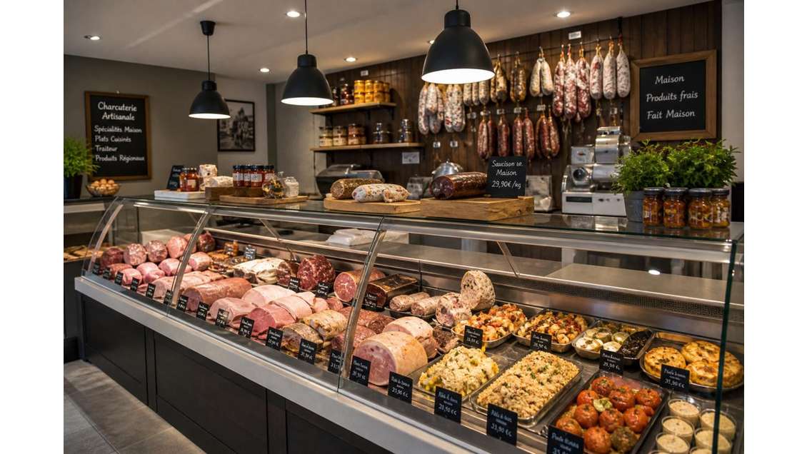 Vente FDC charcuterie traiteur à Juan-les-Pins