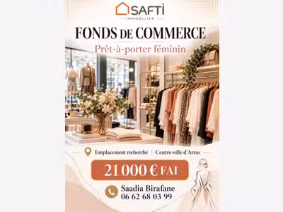 Fonds de commerce prêt-à-porter féminin
