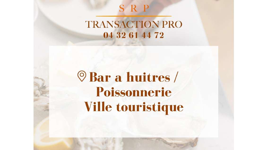 AV bar à huitres poissonnerie ville touristique 84