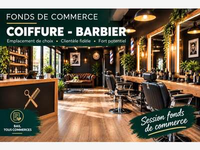 Vente FDC barber coiffeur empl premium Avignon
