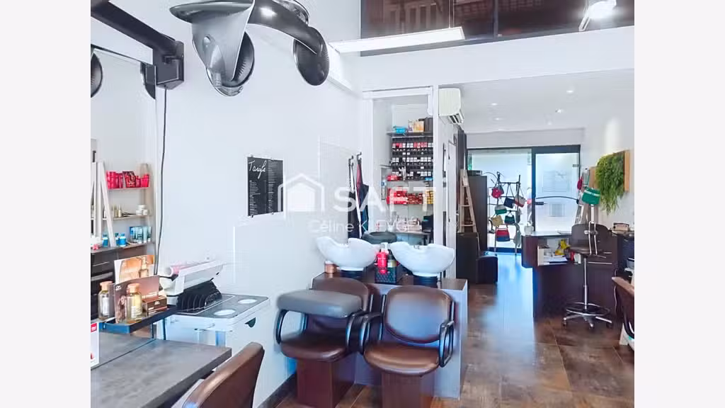 Vente salon de coiffure équipé de 30m² Colombiers
