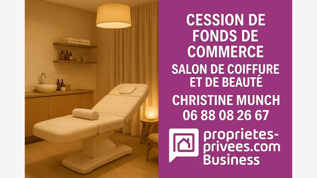 Vente salon de coiffure et de beauté à Pontoise
