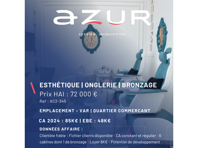 Vente Beauté - Esthétique - Coiffure au Revest-les-Eaux