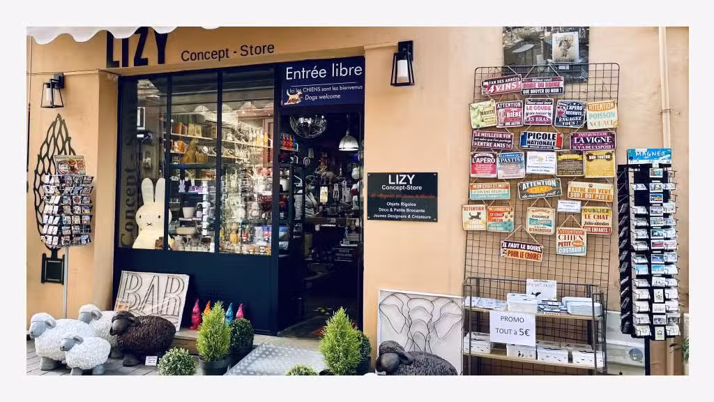 Vente FDC cadeaux objet déco dans le Vaucluse