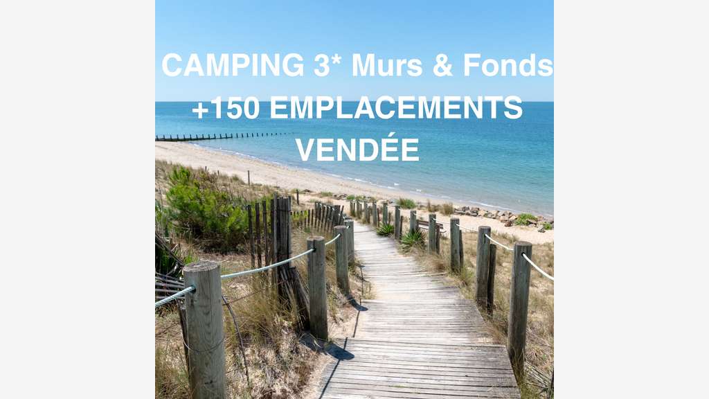Camping ***+150 emplacements Littoral Atlantique