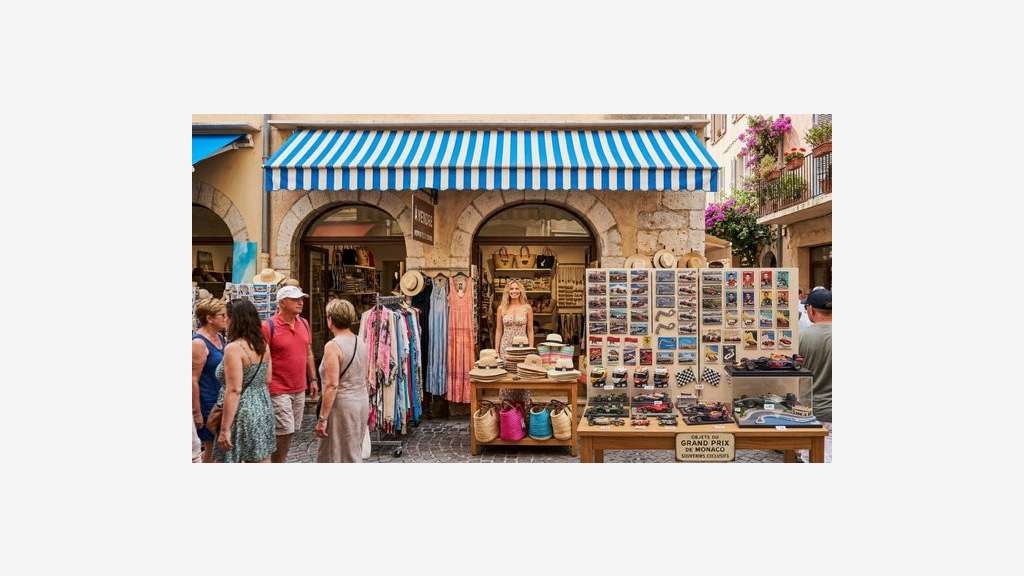 Vente boutique de souvenirs cadeaux sur Cannes