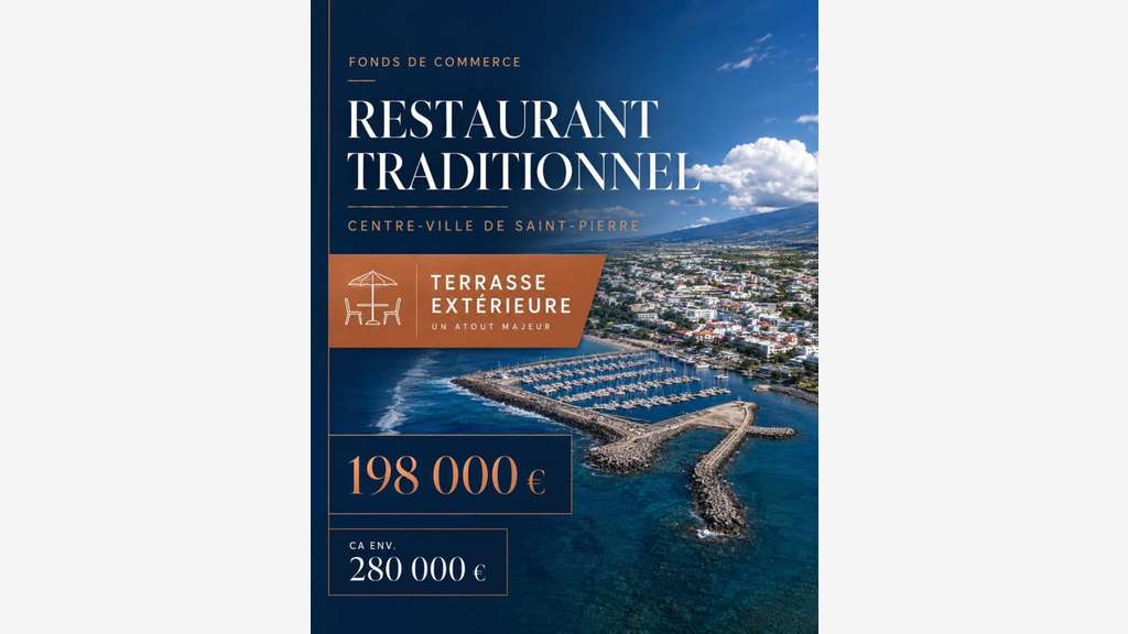 AV restaurant traditionnel centre de Saint-Pierre