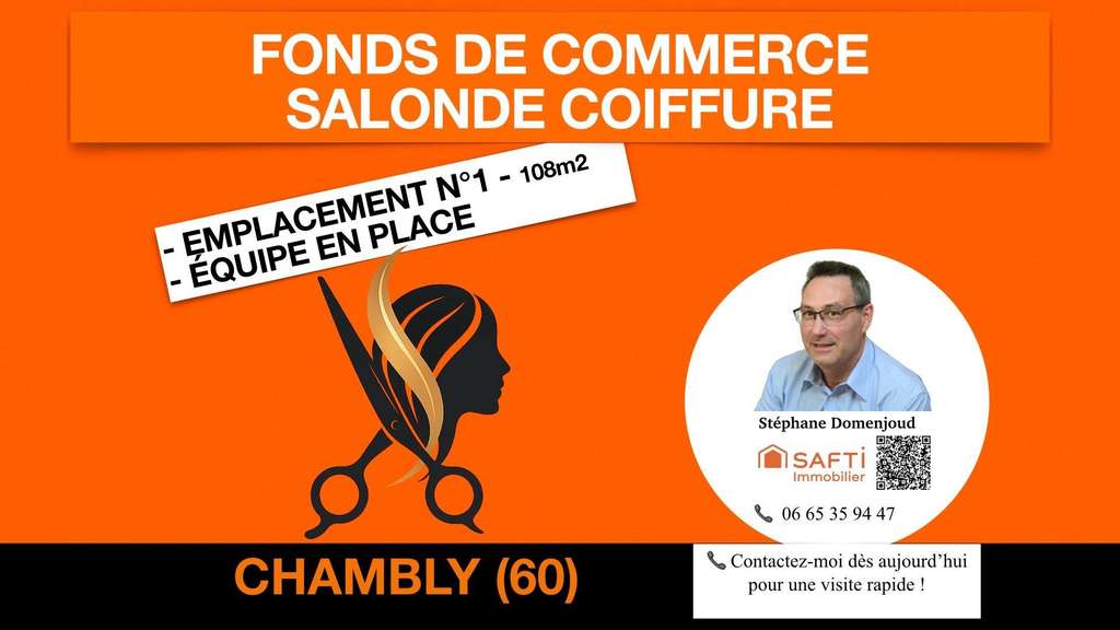 Cède salon de coiffure emplacement premium Chambly