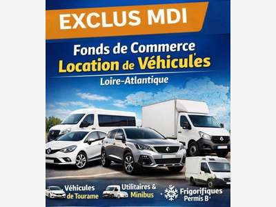 Vente FDC location de véhicules Loire-Atlantique