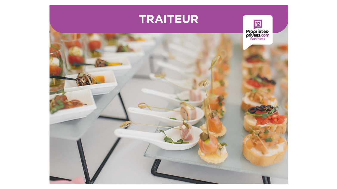 AV FDC traiteur 140m² belle notoriété à Sorgues