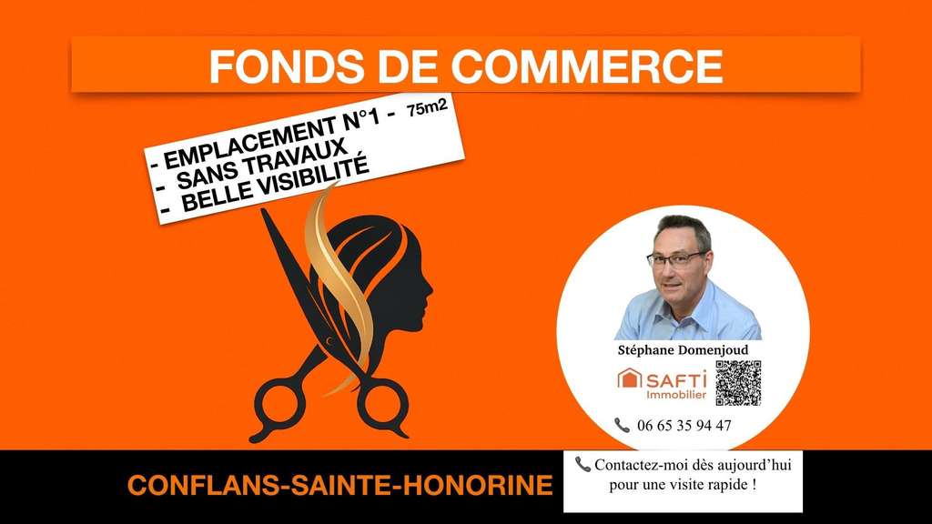 Vente salon de coiffure à Conflans Sainte Honorine