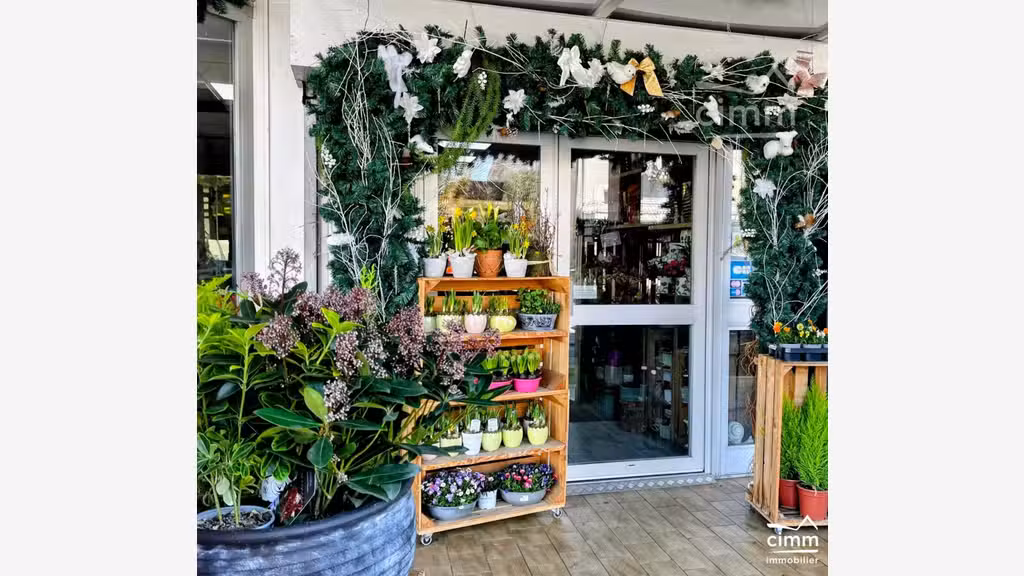 Fleuriste murs et fonds emplacement stratégique 74