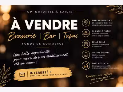 brasserie bar tapas à vendre à Canéjan