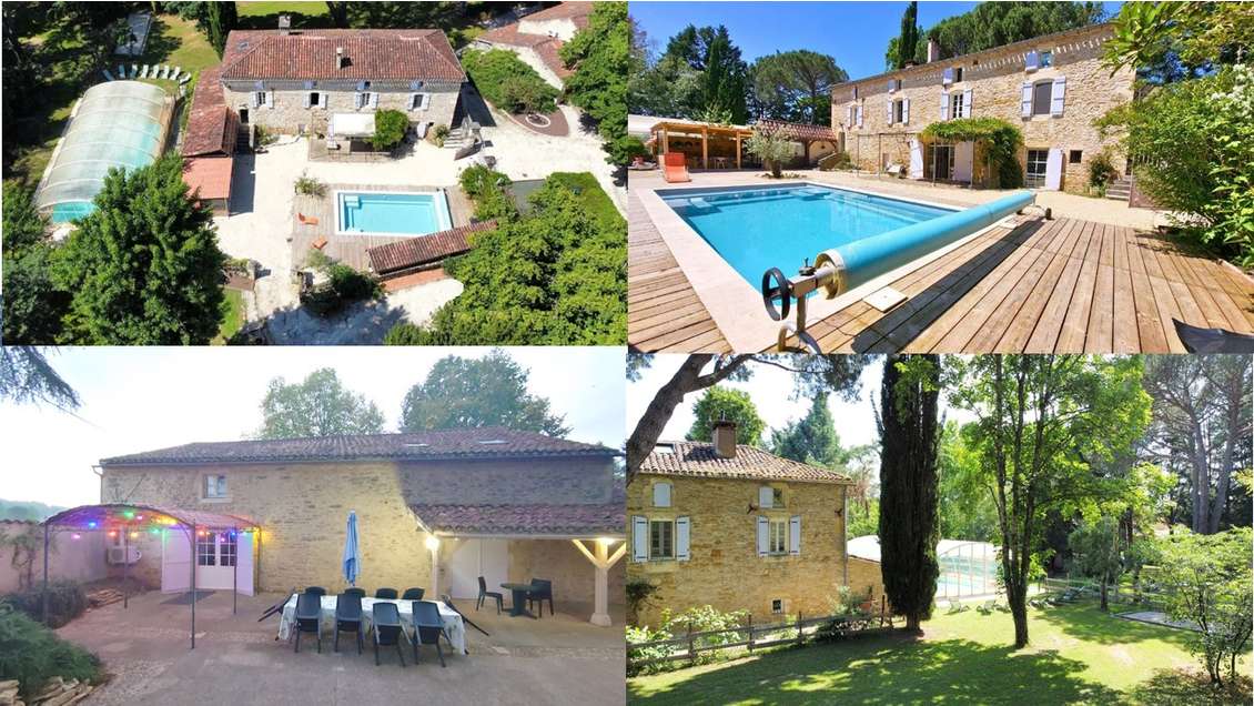 A vendre domaine touristique avec gîtes – Lot (46)