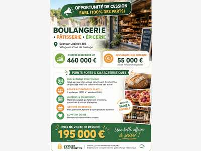 Épicerie boulangerie à céder