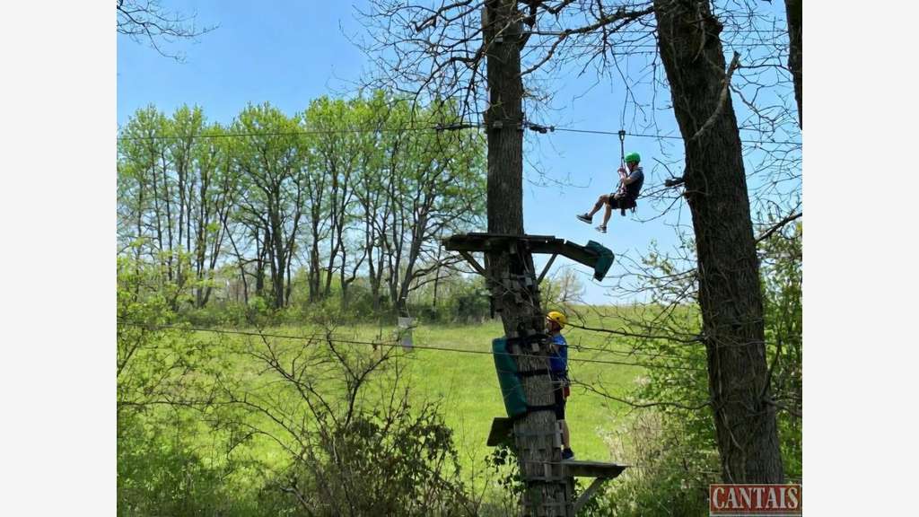 Cession parc accrobranche 80m² en centre Occitanie