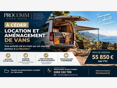 Location gérance aménagement de vans à Saint Leu