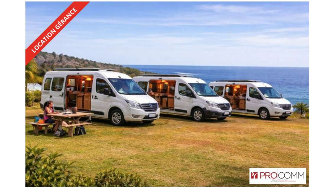 Location gérance aménagement de vans à Saint Leu
