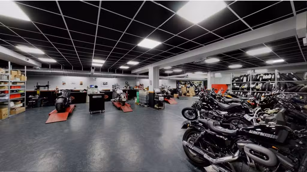 Concession moto Harley-Davidson historique à Paris