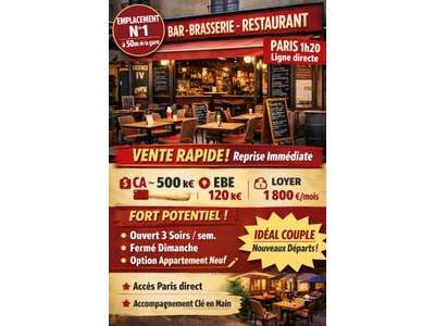 Vente Restaurant à Laon