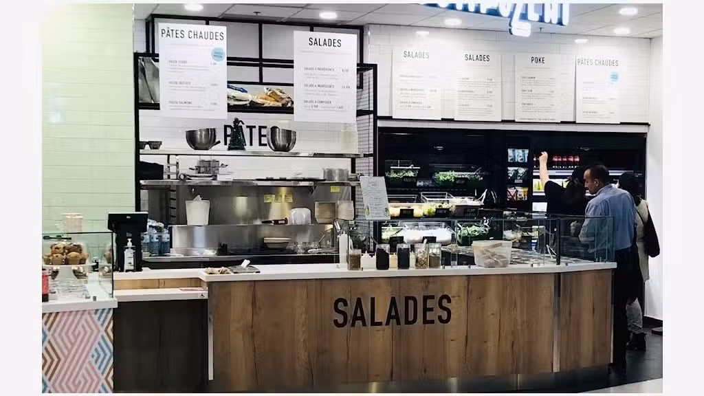 FDC restauration rapide salade bar CC Vache Noire