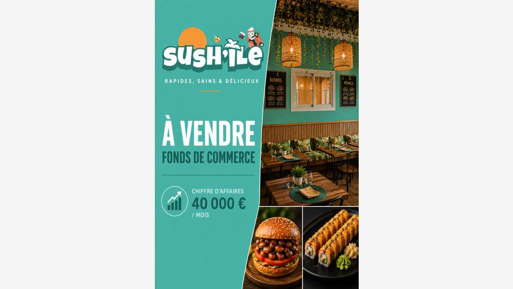 Vente société de 2 restaurants à La Réunion