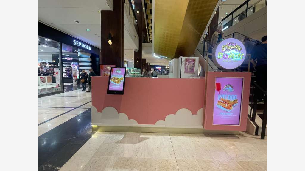 Boutique restau rapide sucréee sous enseigne 78
