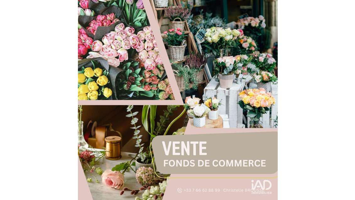 Vente FDC Fleuriste à Faverges