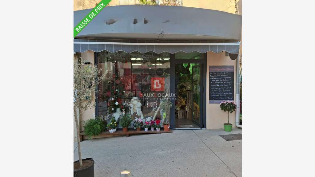 FDC fleuriste à vendre la Fare-les-Oliviers centre